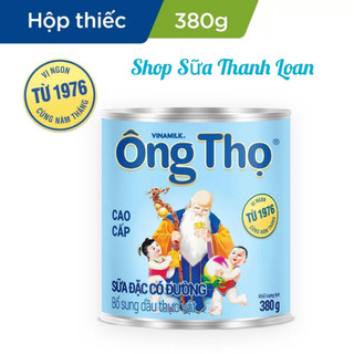   HSD T7-2026  COMBO 4 LON SỮA ĐẶC CÓ ĐƯỜNG ÔNG THỌ CHỮ XANH - HỘP THIẾC 380G. 