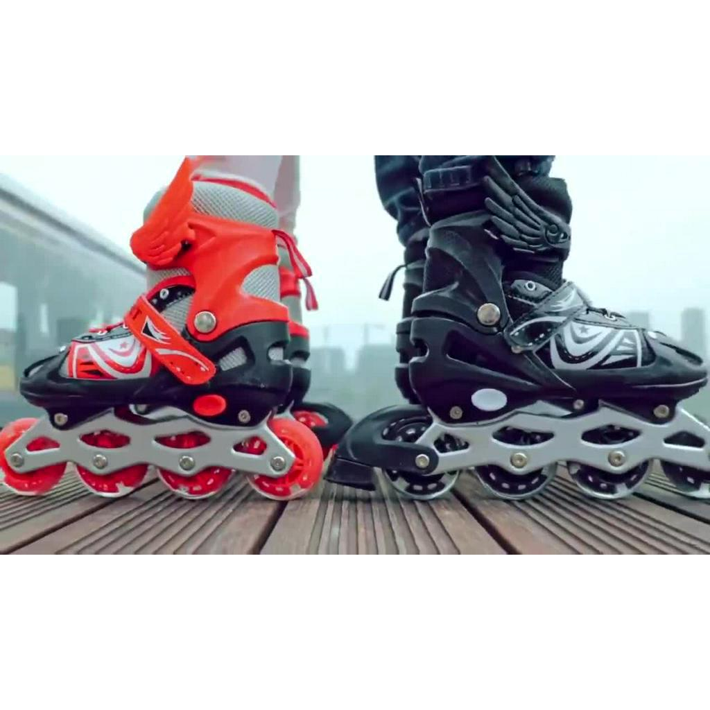 Giày patin trượt Sportt dành cho trẻ em người lớn,giàypatanh điều chỉnh tăng giảm được size,