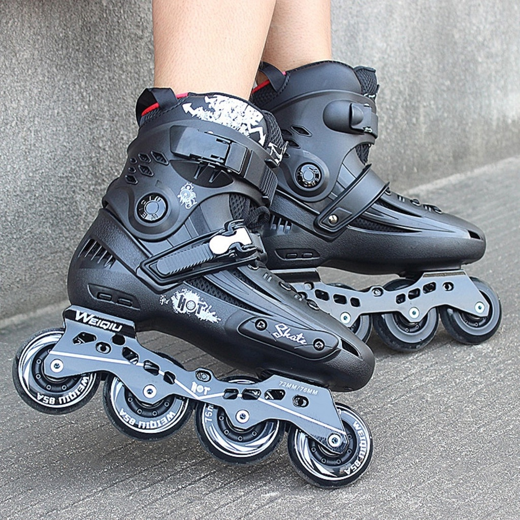 Giày patin trượt Sportt dành cho trẻ em người lớn,giàypatanh điều chỉnh tăng giảm được size,