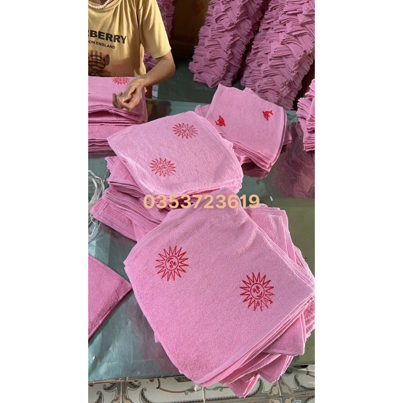 SET 50 KHĂN MẶT KÍ HIỆU CHO BÉ MẦM NON SIZE 30X30CM LOẠI MỀM