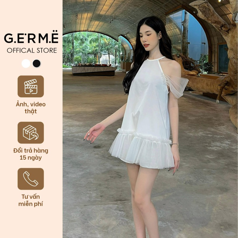 Áo yếm nữ GERME avnt042305 tay gấu phối ren hàng thiết kế