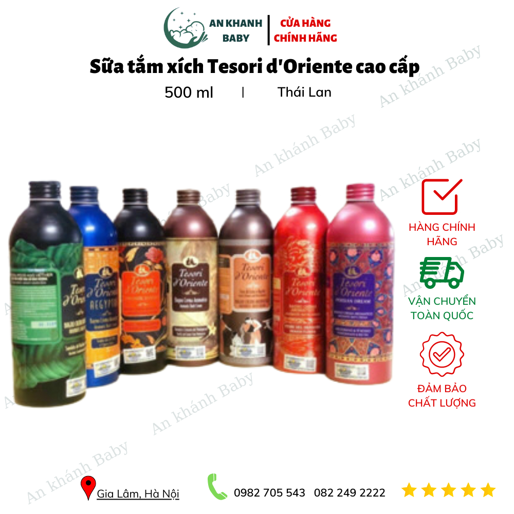 Sữa tắm xích Tesori d'Oriente cao cấp chai 500ml