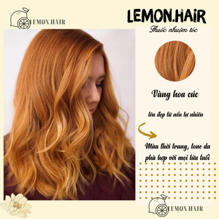 thuốc nhuộm tóc vàng hoa cúc + tặng oxy trợ dưỡng - lemon.hair