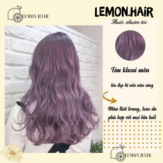 Thuốc nhuộm tóc tím khoai môn + tặng oxy trợ dưỡng - lemon.hair