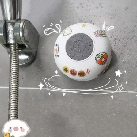 Loa Bluetooth Chống Nước FREESHIP Loa Mini Không Dây Gắn Tường, Nhà Tắm tặng kèm miếng dán Sticker Cute