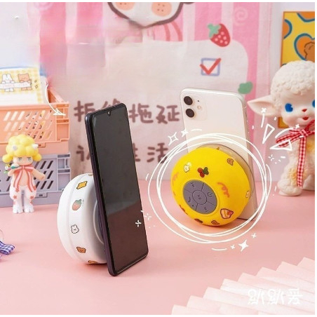Loa Bluetooth Chống Nước FREESHIP Loa Mini Không Dây Gắn Tường, Nhà Tắm tặng kèm miếng dán Sticker Cute