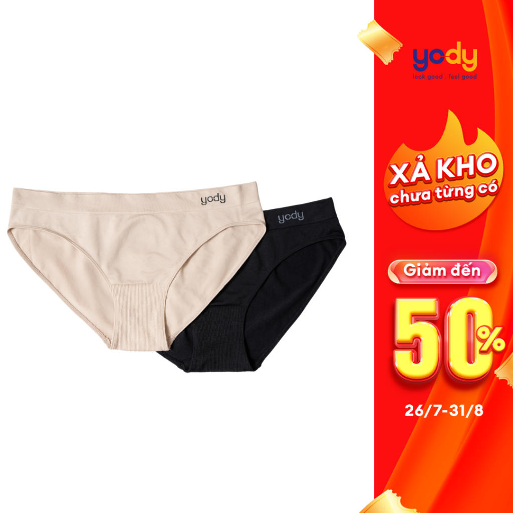 Quần chip YODY nữ collagen mềm mượt cao cấp QCN5042