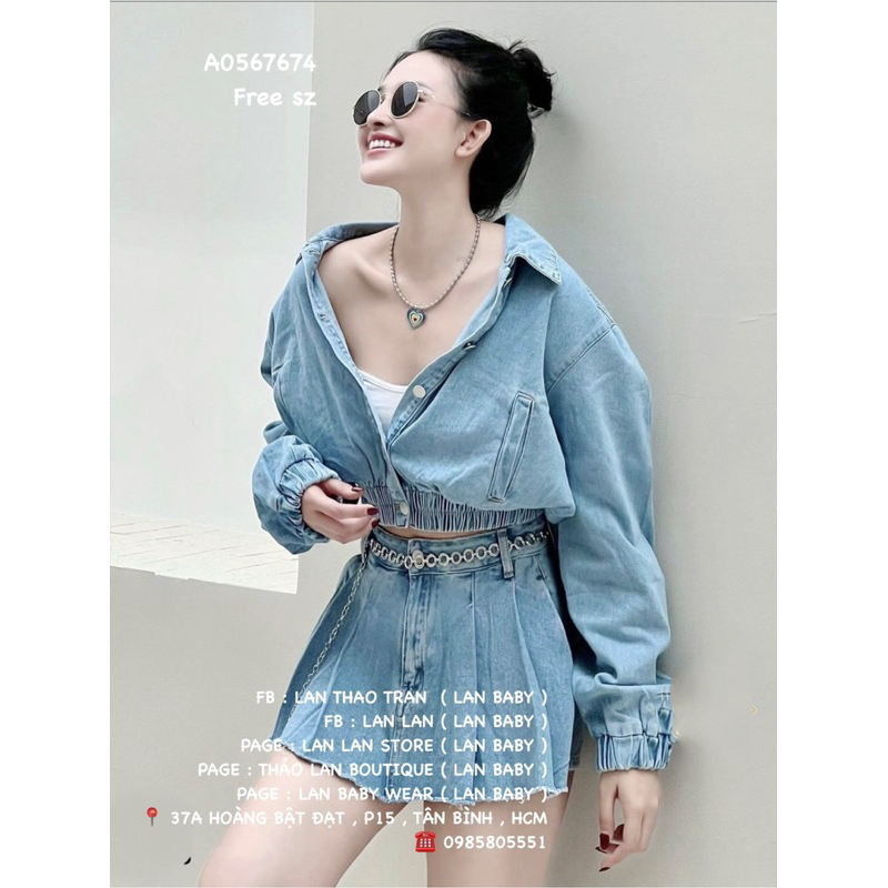 ÁO KHOÁC JEAN BOMBER