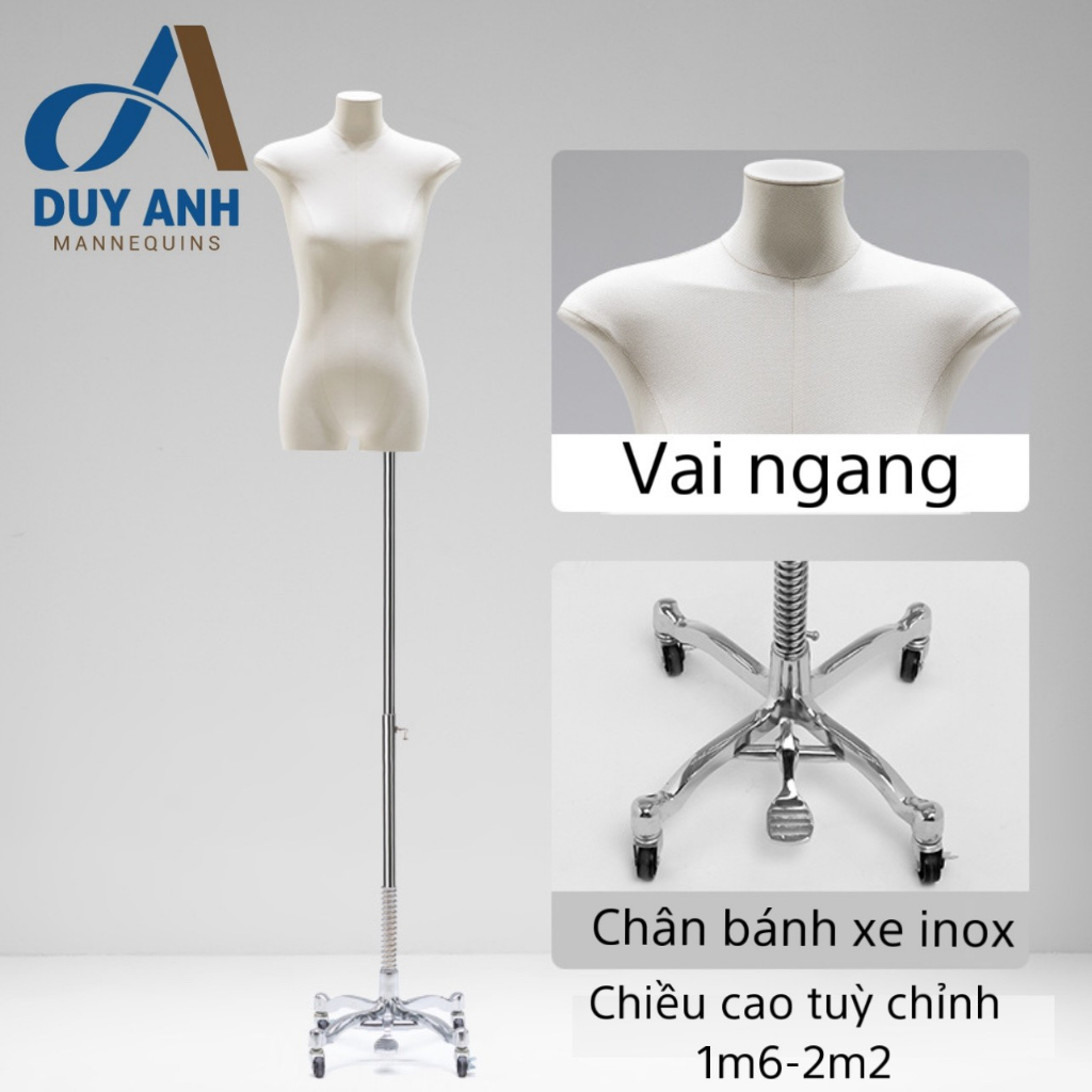 Manocanh Cốt Nữ Vai Ngang Nhập Khẩu