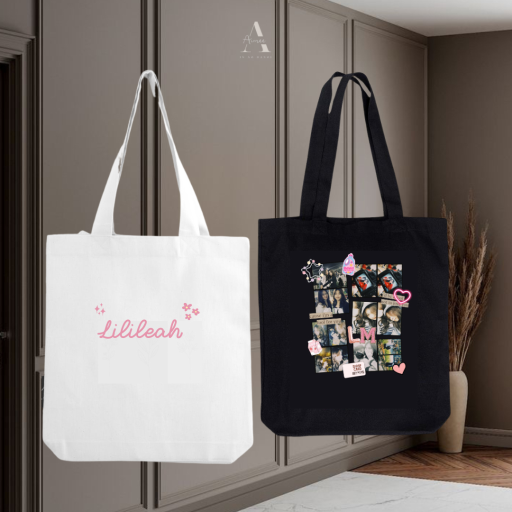 Aimee.inhn - Túi Tote bag In Theo Yêu Cầu - Túi đôi cùng người yêu - In Tên Riêng Theo Yêu Cầu - Kèm hộp tặng