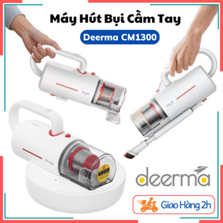 Máy Hút Bụi Cầm Tay Deerma CM1300 - Máy Hút Bụi Giường Nệm Thảm Sofa 3in1 Đầu Hút Tháo Rời - Bảo Hành 12 Tháng 1 Đổi 1
