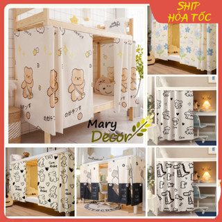  Rèm giường ký túc xá rèm giường tầng ktx 1 LỚP  2 LỚP Marydecor trang trí riêng tư cho sinh viên 