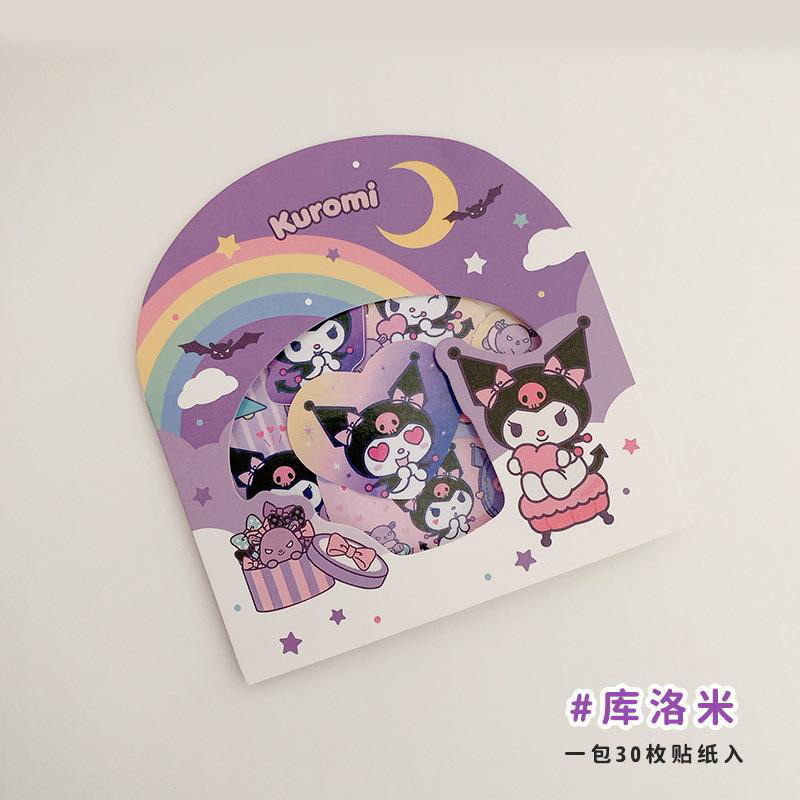 Túi 30 sticker cắt sẵn sanri dễ thương