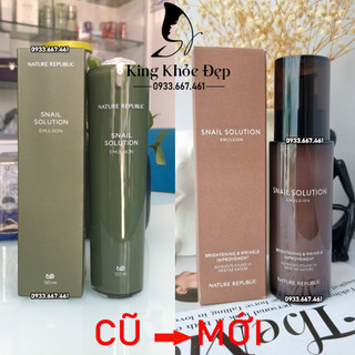Sữa Dưỡng Nature Republic Snail Solution Emulsion