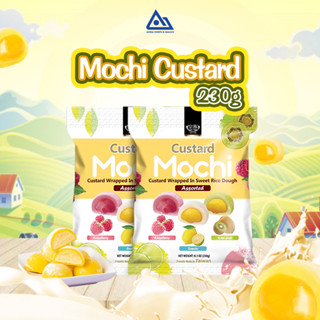 Bánh mochi Đài Loan Royal Family custard 230g An Gia Sweets & Snacks