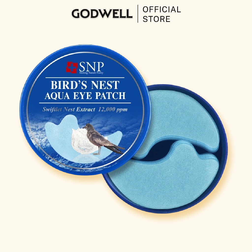 [SNP] Mặt nạ mắt dưỡng ẩm sâu SNP Bird's Nest Moisturizing Eye Patch 60 miếng