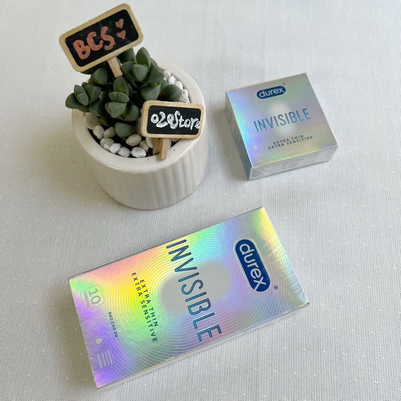 Bao cao su Durex Invisible siêu mỏng vô hình tạo cảm giác chân thực  CHE TÊN SP