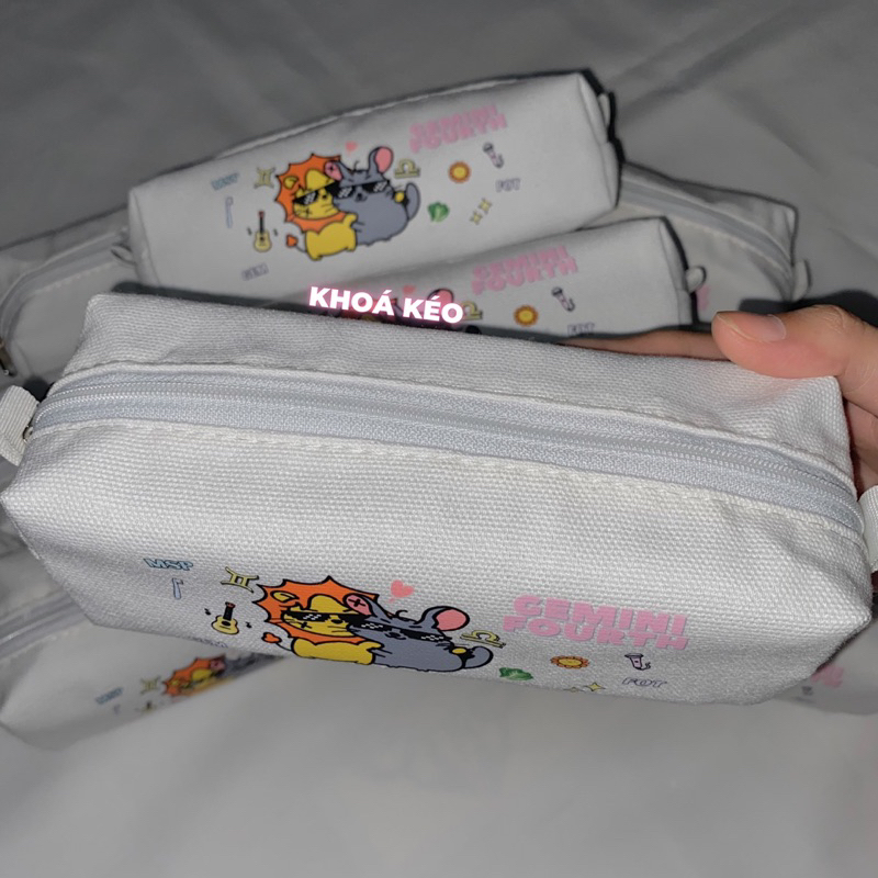 BÓP VIẾT, TÚI ĐỰNG BÚT IN HÌNH LION CHINZHILLA SIU DUỄ THƯN | SHY STORE