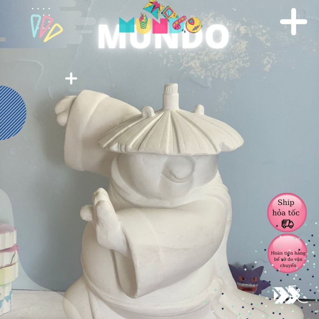 Tô Tượng Thạch Cao Kung Fu Panda - Po Size 3XL, Tượng Thạch Cao MUNDO