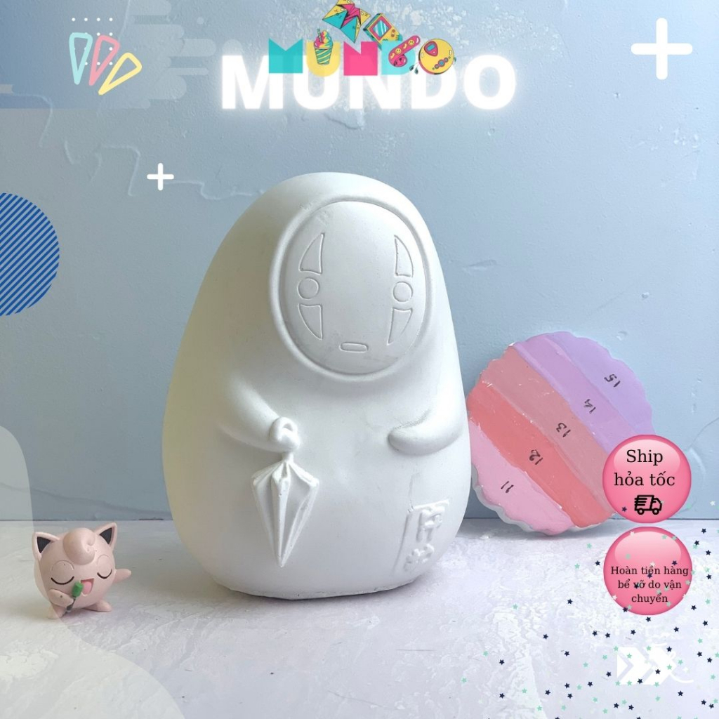 Tô Tượng Thạch Cao Vô Diện Chibi Size XXL 030, Tượng Thạch Cao Anime/Manga MUNDO