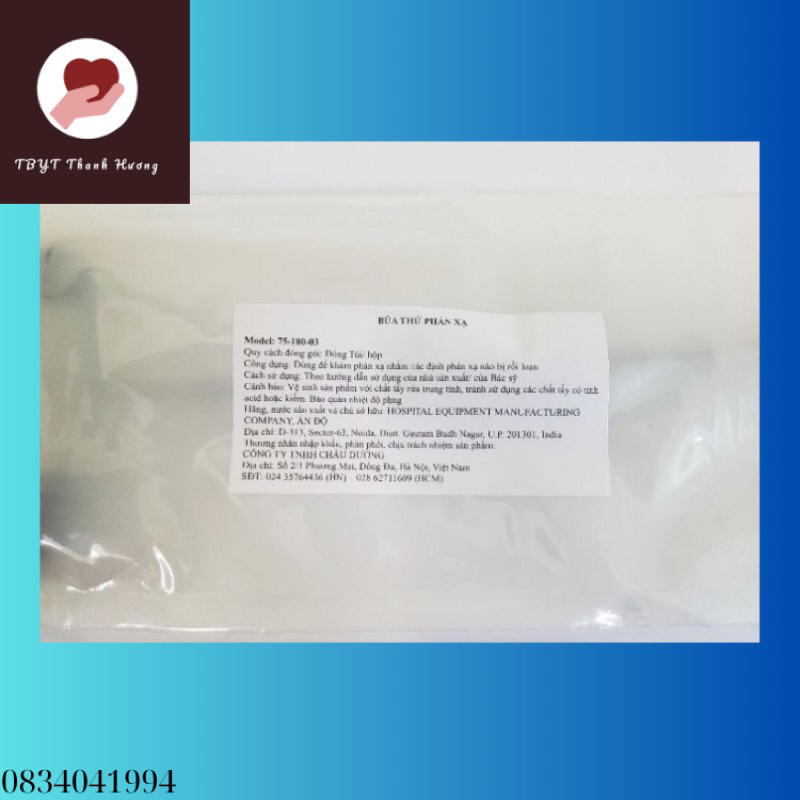 Búa phản xạ đầu tròn dùng trong thăm khám, điều trị