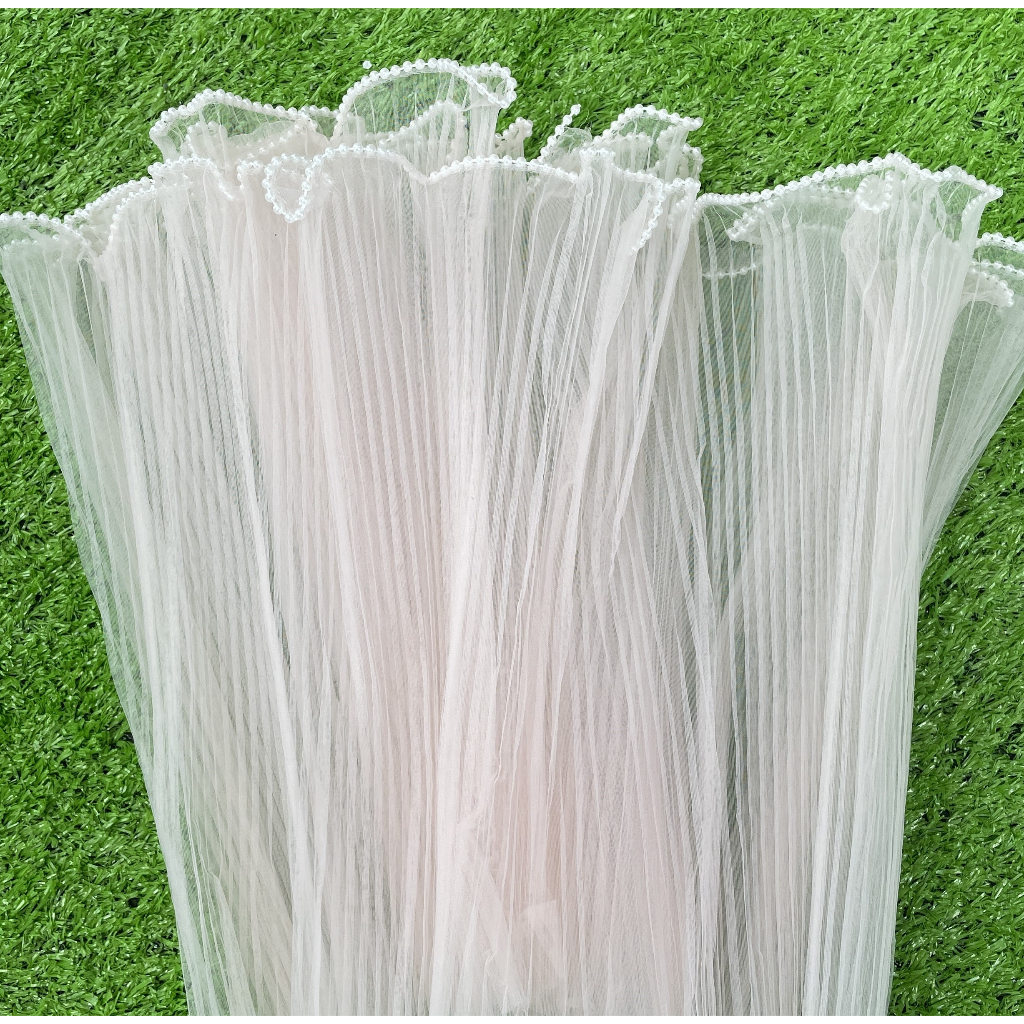 Voan ngọc gói hoa, trang trí hoa, trang trí bó hoa