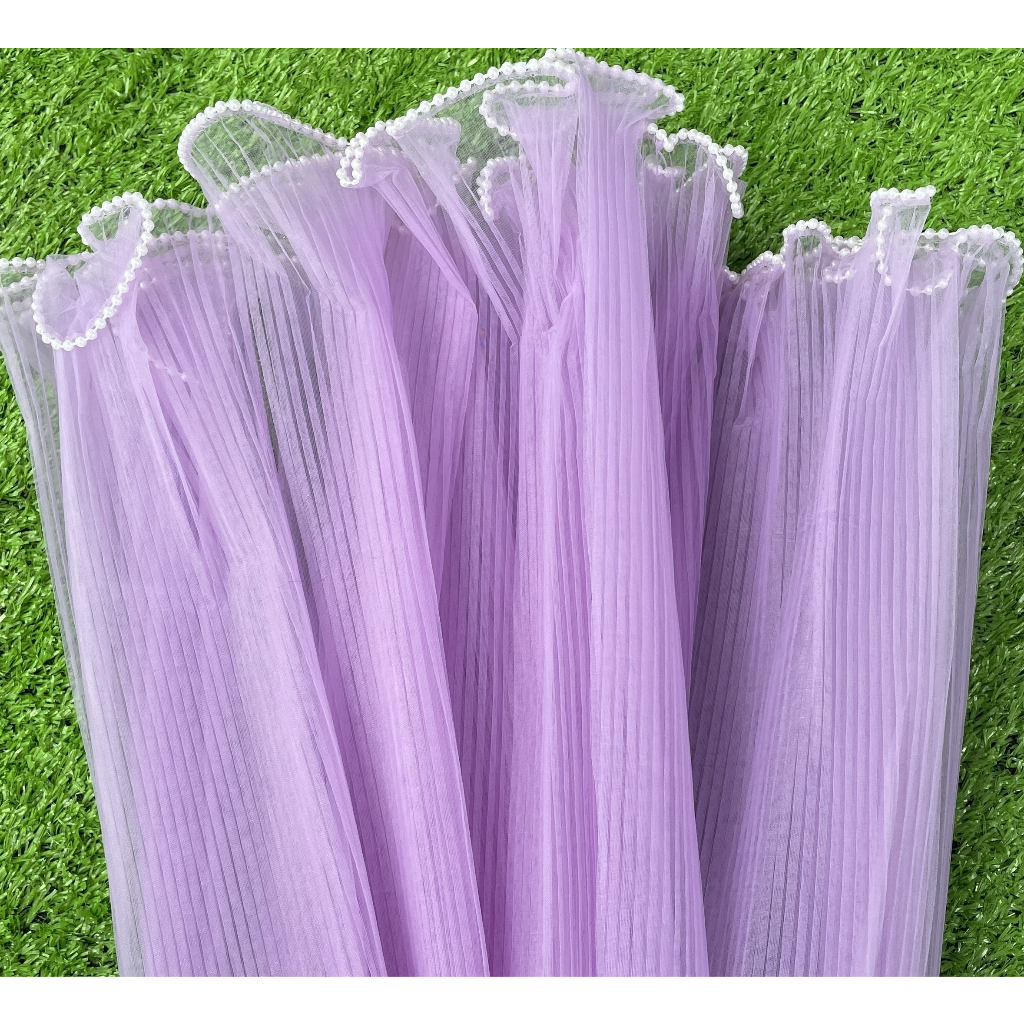 Voan ngọc gói hoa, trang trí hoa, trang trí bó hoa