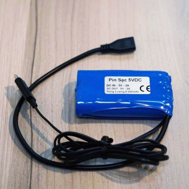pin lưu điện camera wifi 5V dung lượng 6.000mAH
