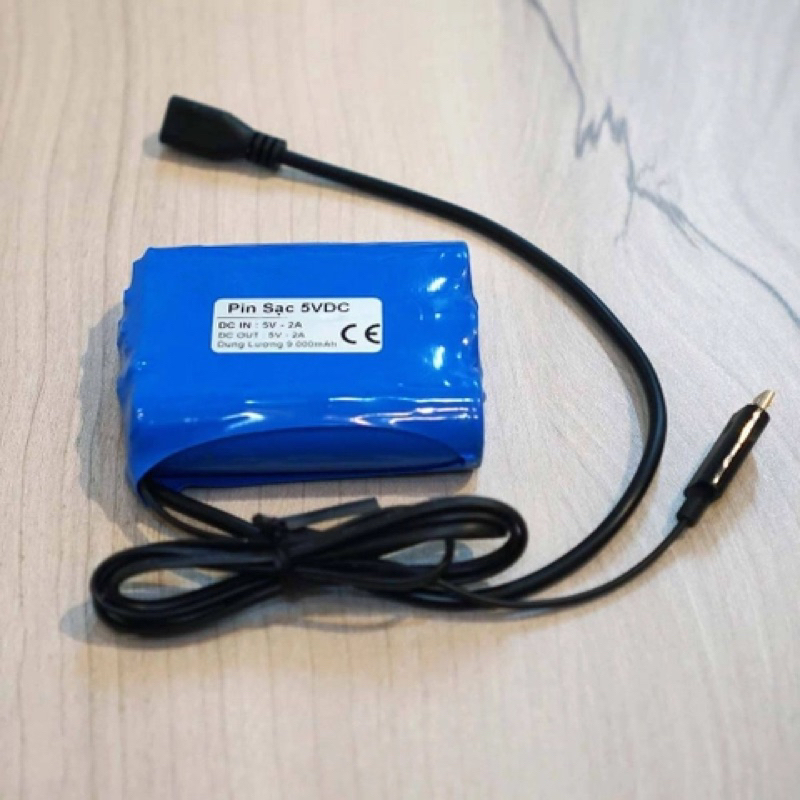 pin lưu điện camera wifi 5V dung lượng 9.000mAH