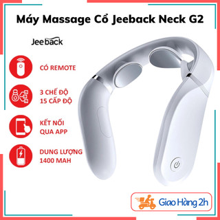 Máy Massage Cổ Thông Minh Xiaomi Jeeback Massager G2 - 3 chế độ massage, 15 cấp độ, 3 điện cực, kết nối app, dùng remote