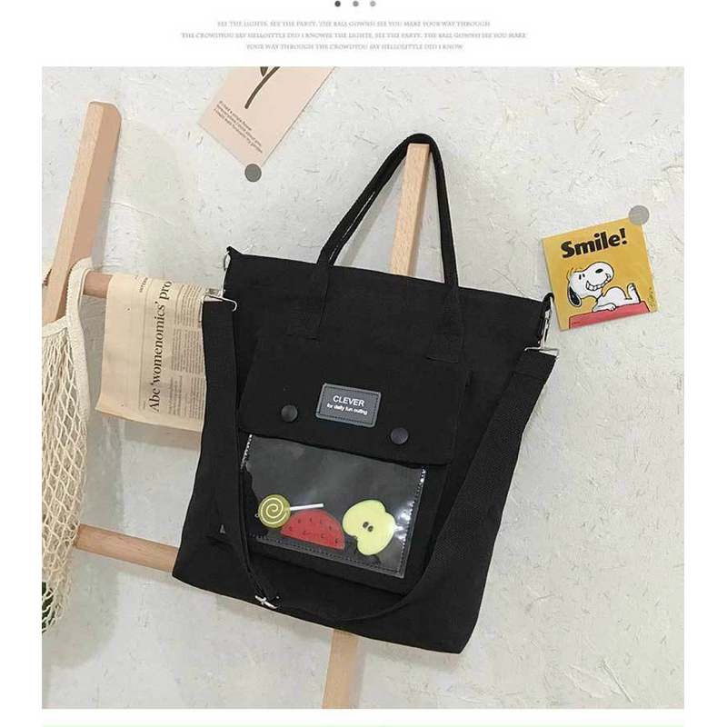 Túi Tote Thời Trang đi học đi chơi trái cây