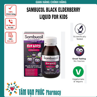 Sambucol black elderberry liquid for kids – siro tăng đề kháng cho trẻ
