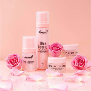 Bộ 4 sp dưỡng trắng mini hanayuki