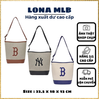 Túi basic big logo canvas small tote bag boston red sox, mẫu mới 2022