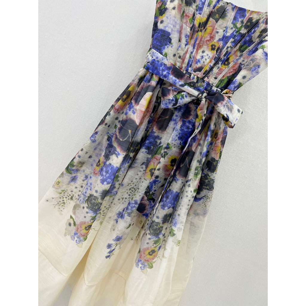 Đầm nữ hai dây thời trang cao cấp Zimmermann phong cách thời thượng, thu hút