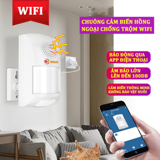 Báo động chống trộm cảm biến hồng ngoại thông minh Wifi báo qua điện thoại SOKA- SW1
