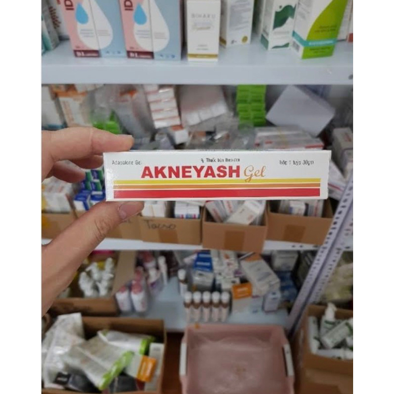 Mụn thâm, mụn ẩn - Gel Akneyash bôi ngoài da dành cho da mụn ẩn thâm mụn sần sùi - bs Yến