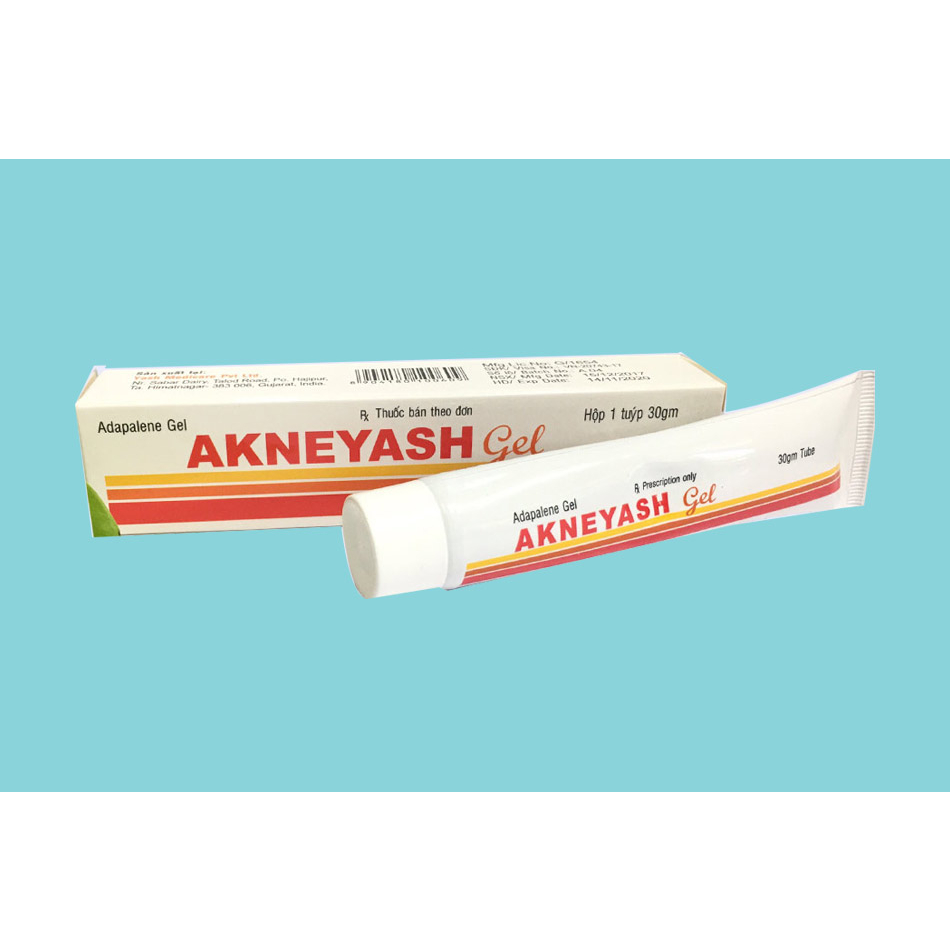 Mụn thâm, mụn ẩn - Gel Akneyash bôi ngoài da dành cho da mụn ẩn thâm mụn sần sùi - bs Yến