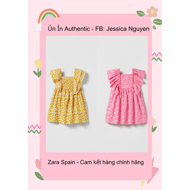 Váy Zara spain săn sale nấc cuối size 3-4y, 4-5y