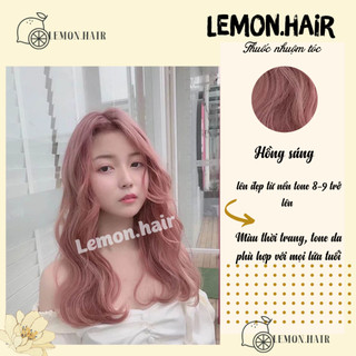 thuốc nhuộm tóc màu hồng sáng - lemon.hair