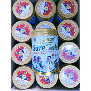 Sữa phục hồi sức khỏe cho người già, ăn ngủ ngon Goldlay sure gold hộp 900g
