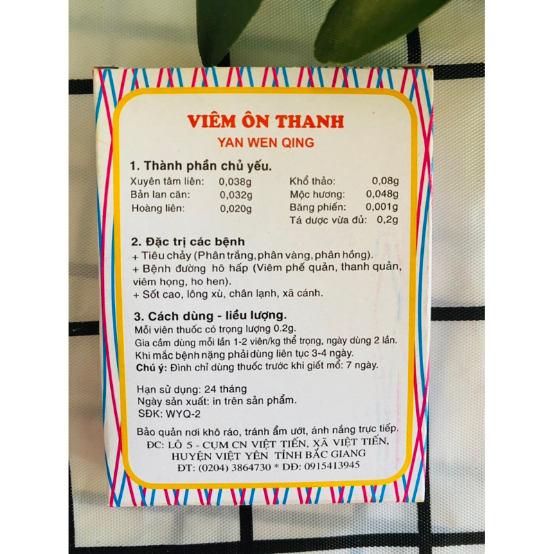 Combo 5 vỉ viêm ôn thanh