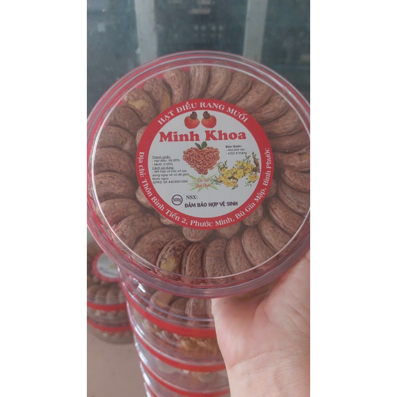 500g hạt điều rang muối