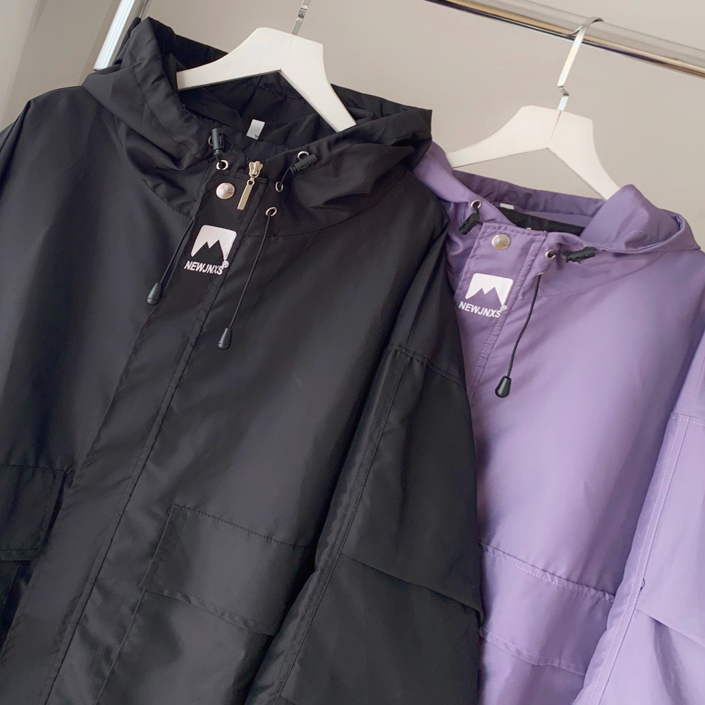 Áo Khoác Dù NEW JNXS Phối Túi Form Rộng 2 Màu Unisex_SSSTore