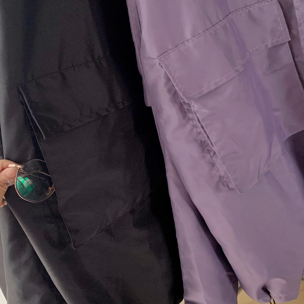 Áo Khoác Dù NEW JNXS Phối Túi Form Rộng 2 Màu Unisex_SSSTore