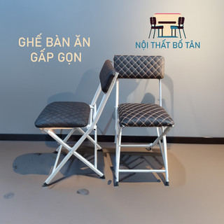 Ghế gấp gọn 47cm - Ghế bàn ăn, ghế cafe bọc đệm nhiều mẫu
