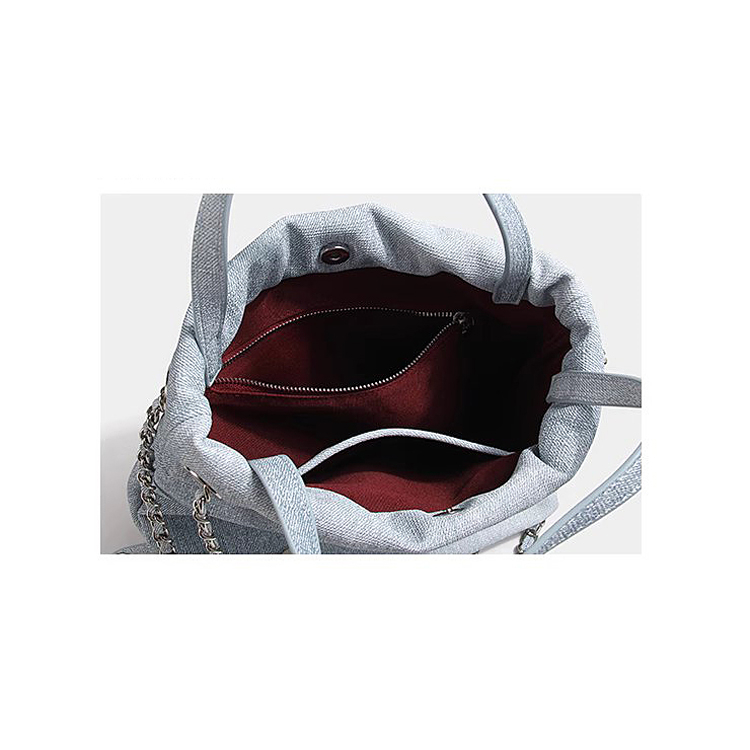 Balo nhỏ denim dây rút - LIVA