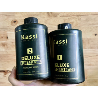 Bộ uốn lạnh siêu xoăn kassi-500ml siêu dưỡng chất không khô tóc - sản phẩm chuyên nghiệp cho salon