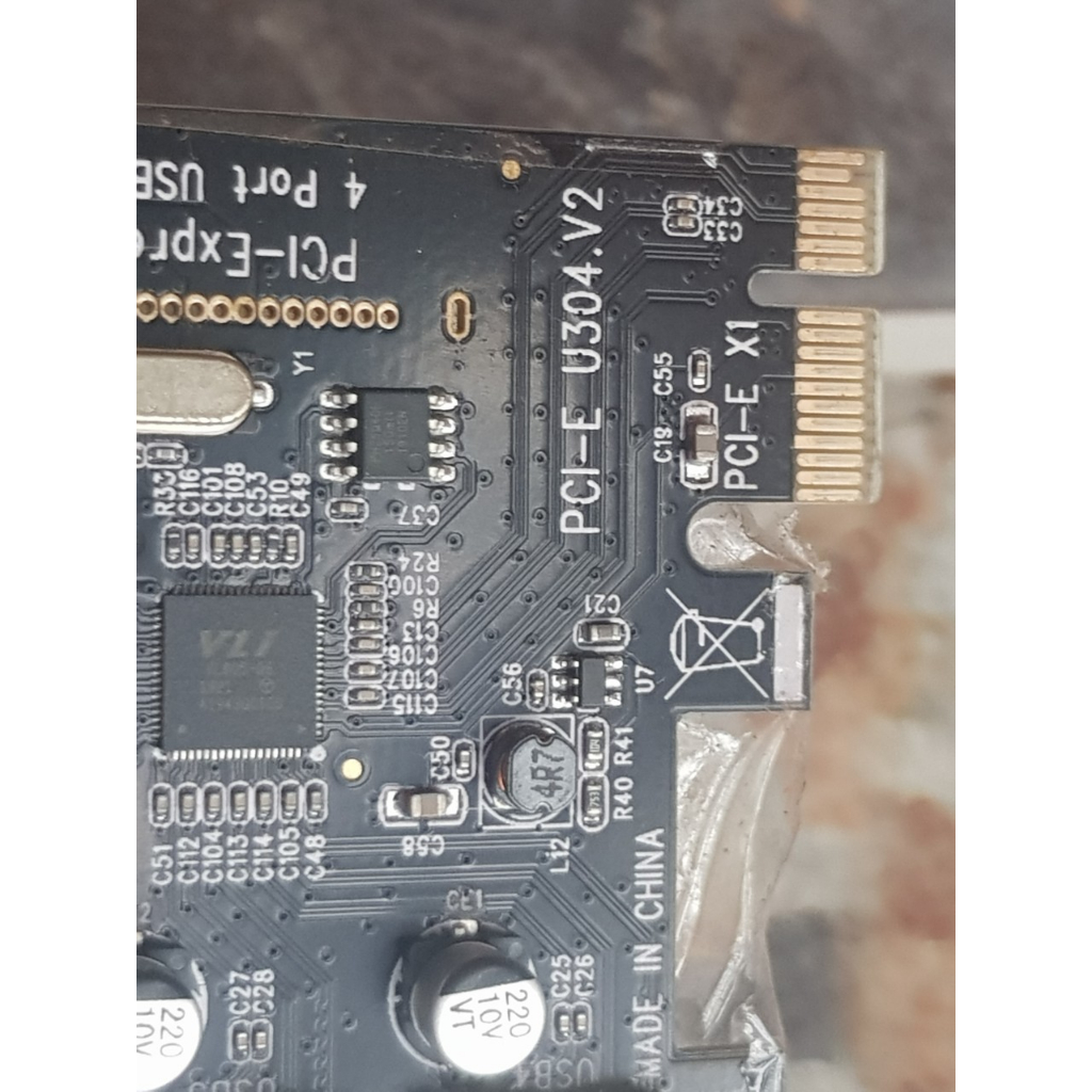 PCIe to USB port