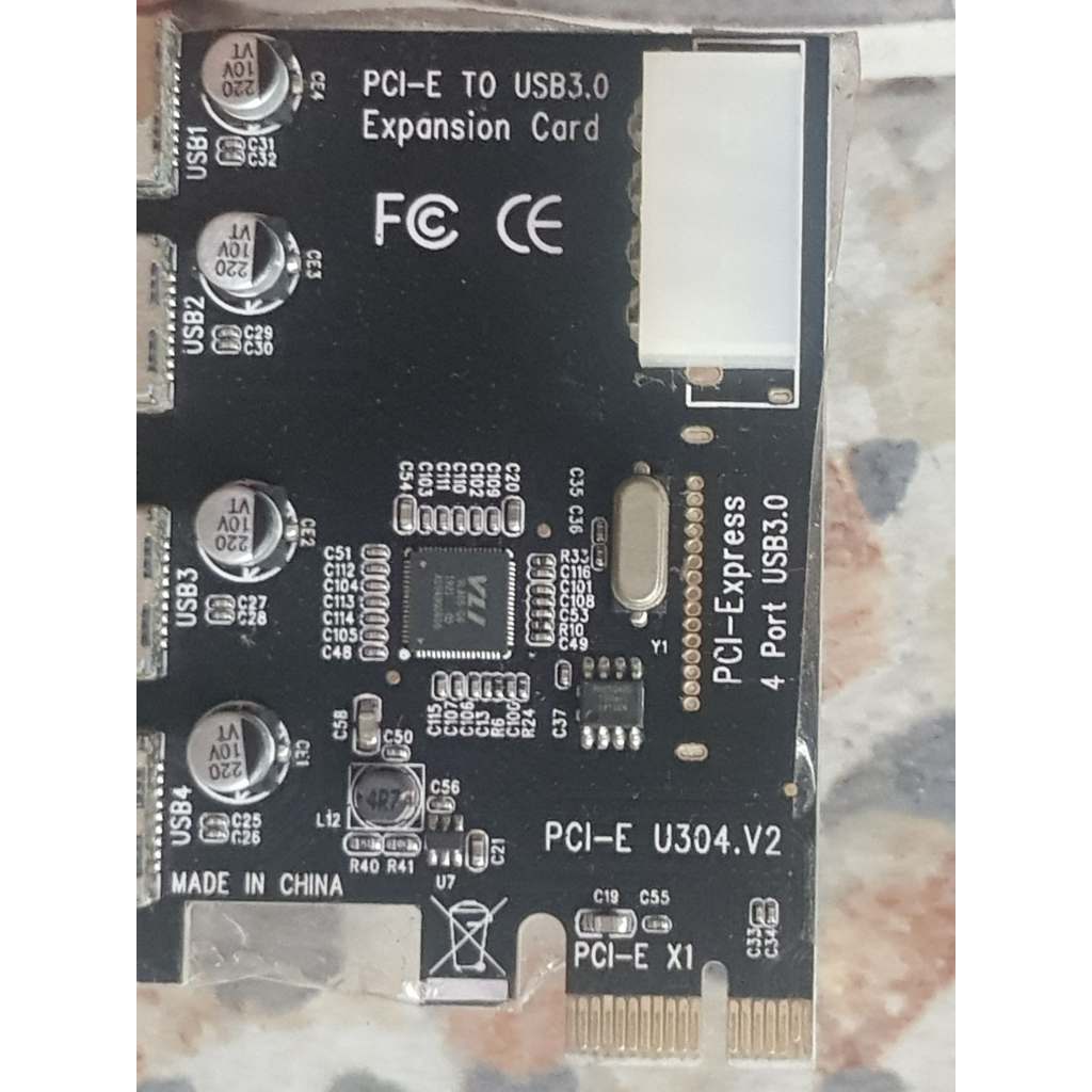PCIe to USB port